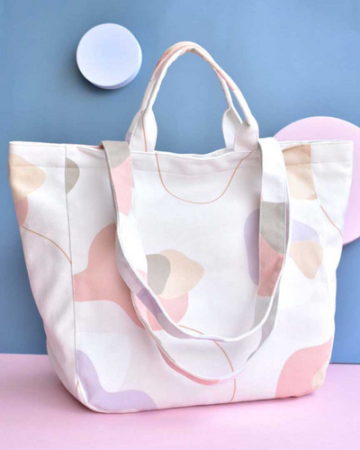 Keep Going Abstract Tote